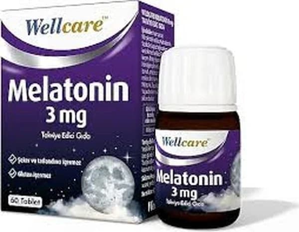 Wellcare Melatonin 3 mg 60 tablets