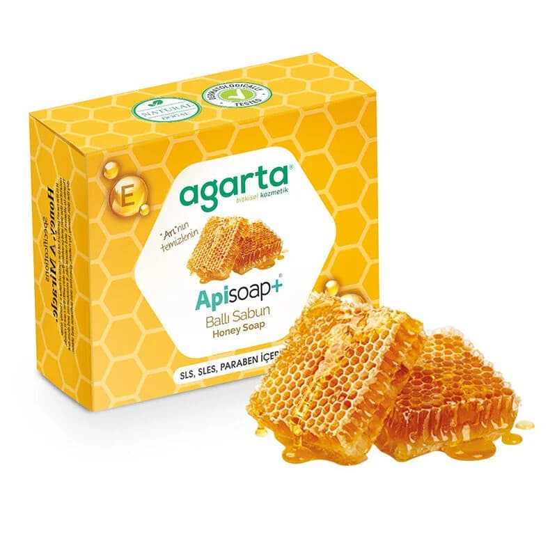 Agarta صابون أغارتا المصنوع يدويًا بالعسل الطبيعي 100 غرام