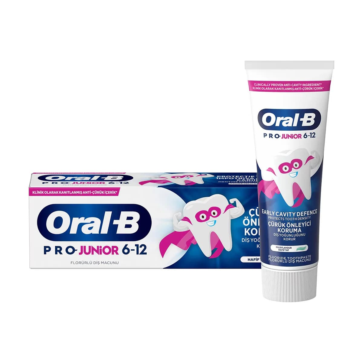 Oral-B معجون أسنان أورال-بي برو جونيور المضاد للتسوس 75 مل