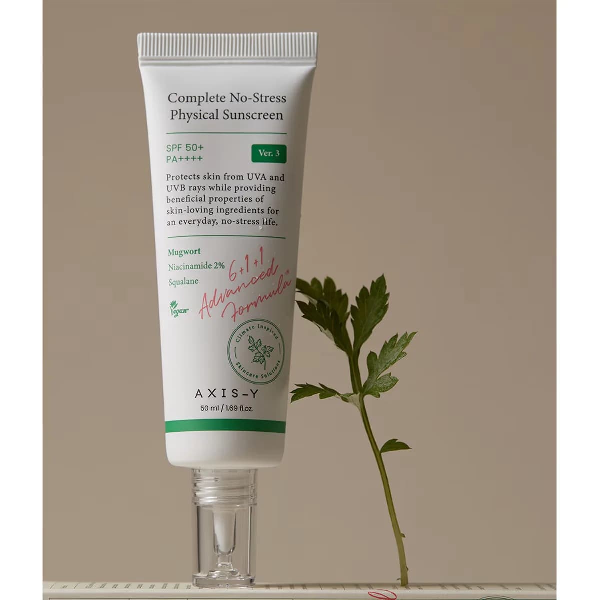 Axis-Y SPF50 Sonnencreme mit Niacinamid & Squalan 50ml