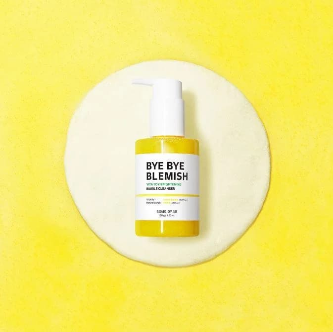 Очищающий гель Bye Bye Blemish для осветления кожи - желтый - Some By Mi 120г