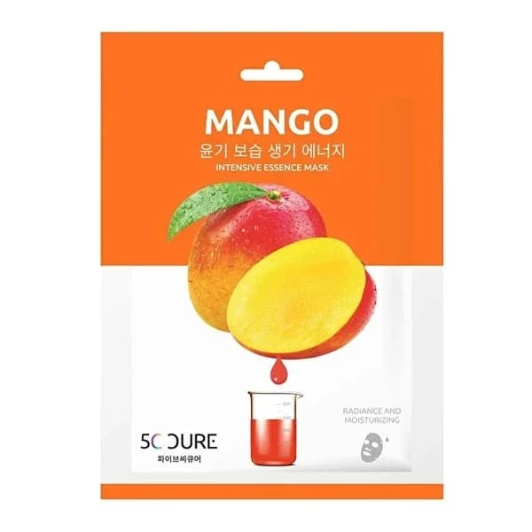 5C Cure Ampoule Paper Mask Mango 25 ml