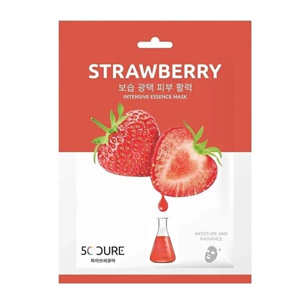 5C Cure Ampoule Paper Mask Strawberry 25 ml