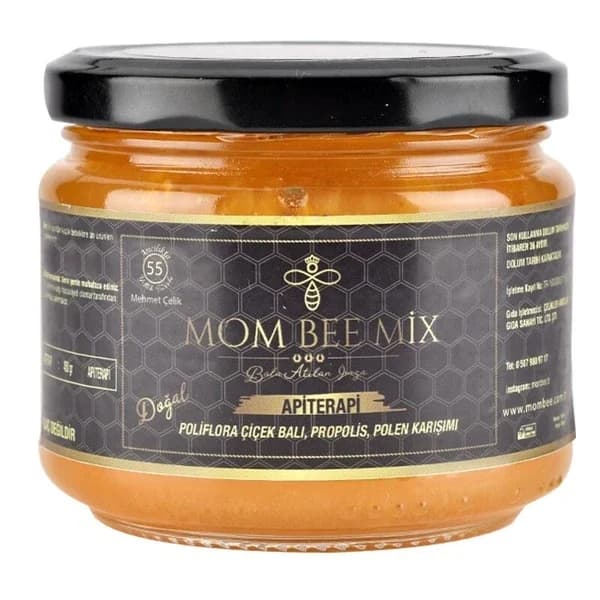 Mom Bee Apitherapy Honey-pollen-propolis Mixture 450 gr