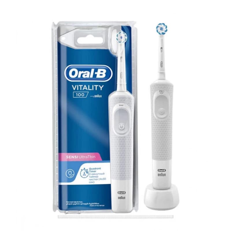 Oral-B Vitality CrossAction 4-Mode Electric Toothbrush - White