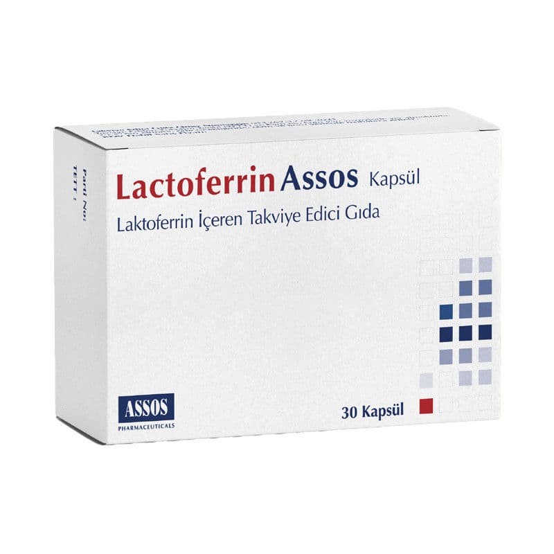 Assos İlaç Lactoferrin Assos 30 capsules