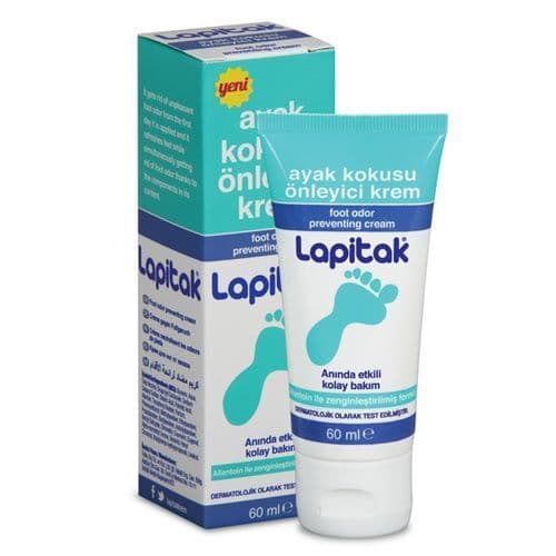 Lapitak Fußgeruchsschutzcreme - Erfrischend 60ml