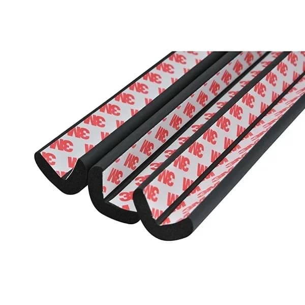 Miny Baby Jumbo Gummi-Kantenprotektor - Sicher & Langlebig Schwarz