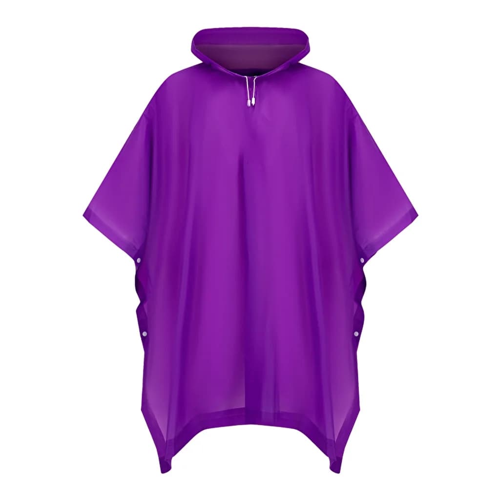 Eklips Wasserdichter Lila Poncho Regenmantel