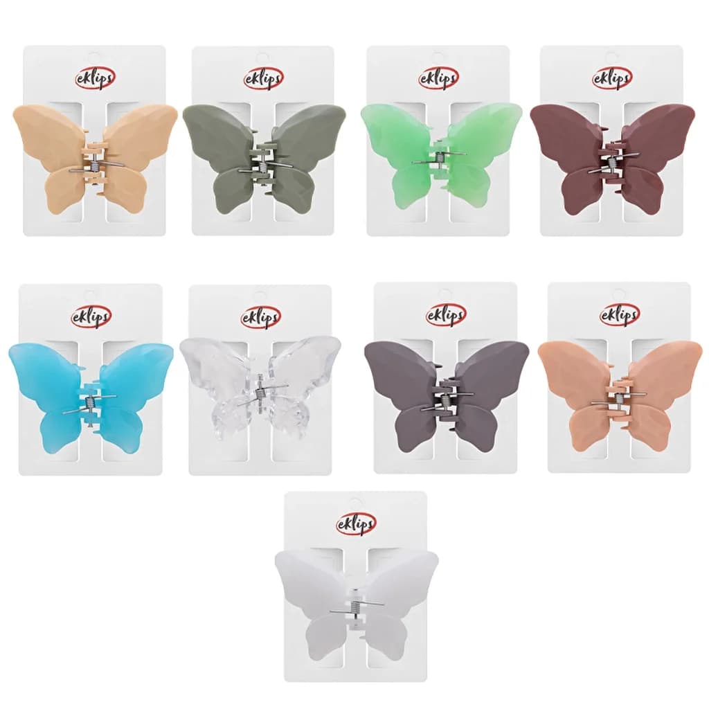 Eklips Haarnadel Schmetterling assortiert