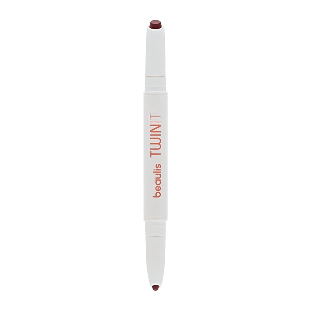 Beaulis Twin It doppelseitiger burgunderfarbener Lippenstift und Liner 996