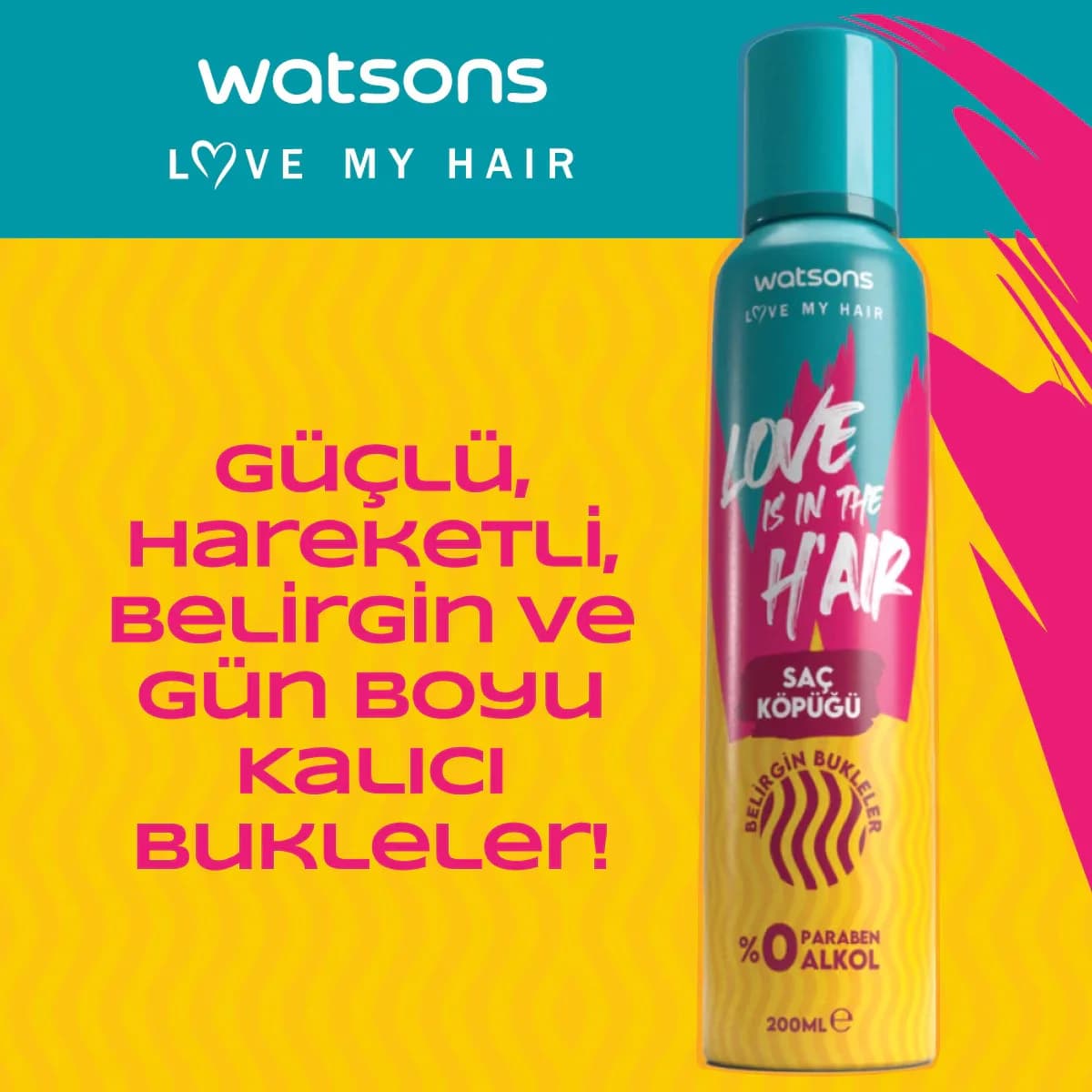 Watsons Locken Definierer Haarschaum 200ml