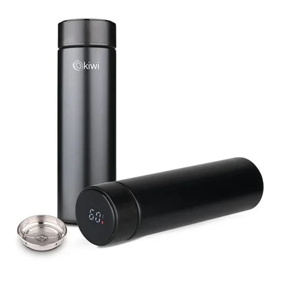 Kiwi Steel 480ml Thermos mit digitaler Temperaturanzeige und LED-Anzeige