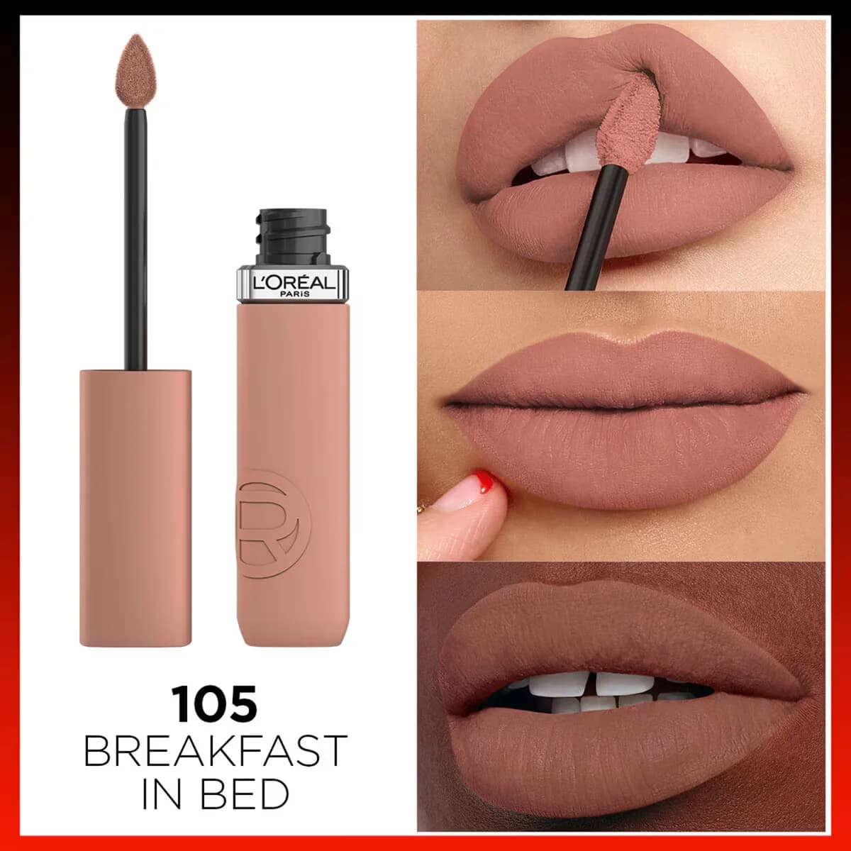 L'Oréal Paris Matte Liquid Lipstick 105 - Breakfast In Bed