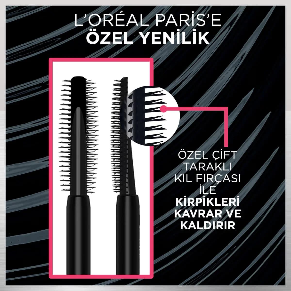 L'Oréal Paris Telescopic Lift Schwarze Mascara 9,9ml - Verlängerung & Volumen