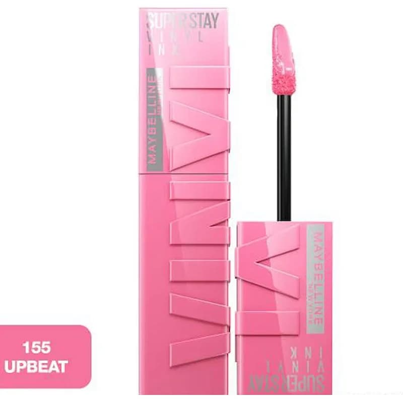 Maybelline Super Stay Vinyl Ink Lippenstift - 155 Upbeat Glossy