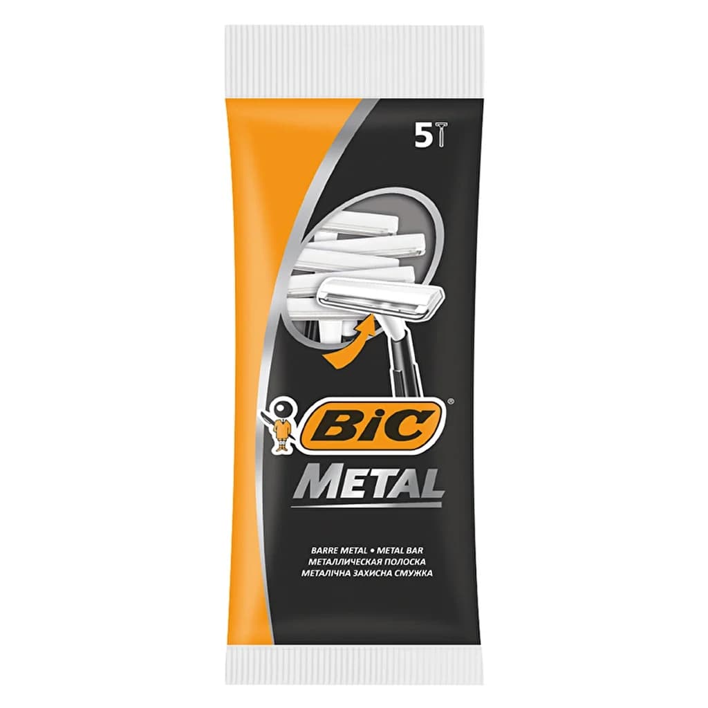 Bic Metallrasierer Set von 5