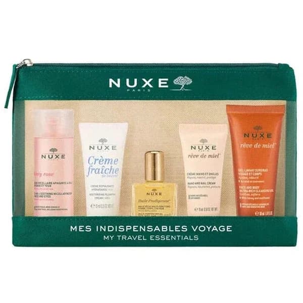 Nuxe Reise-Make-up-Set mit Kosmetiktasche - Perfekt für unterwegs