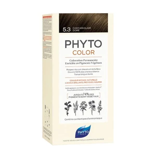 Phyto Phytocolor 5.3 Hellkastanienbraun Pflanzenhaarfarbe