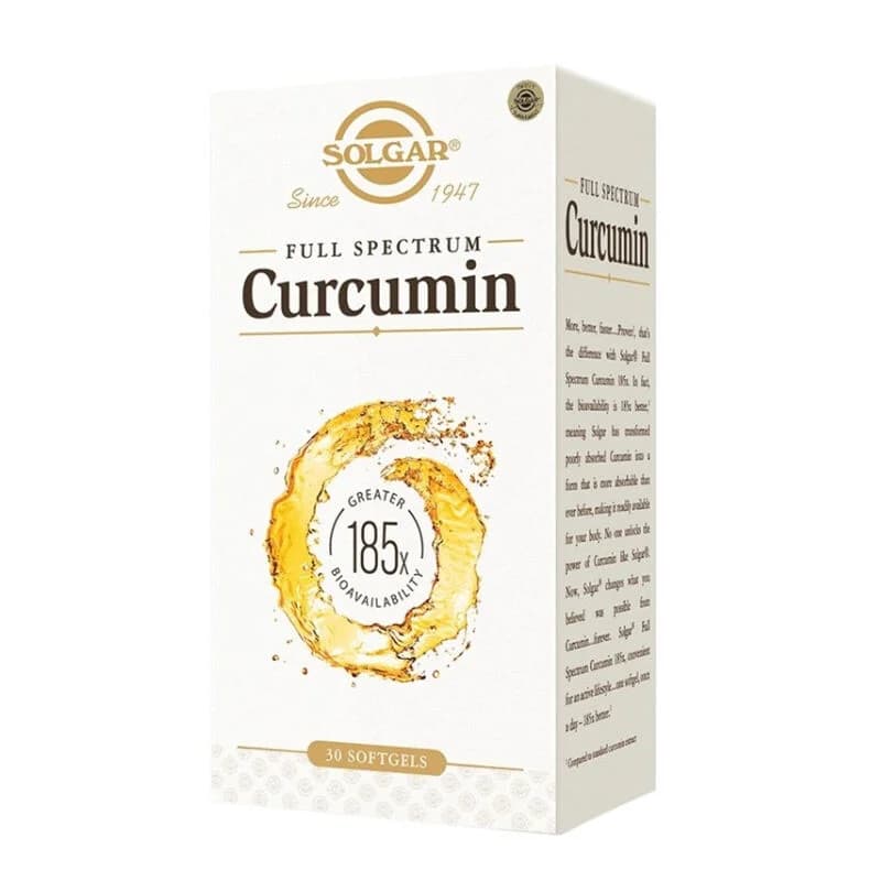 Solgar Curcumin Kapseln 30 - Unterstützt die Gelenkgesundheit &amp; Antioxidantien