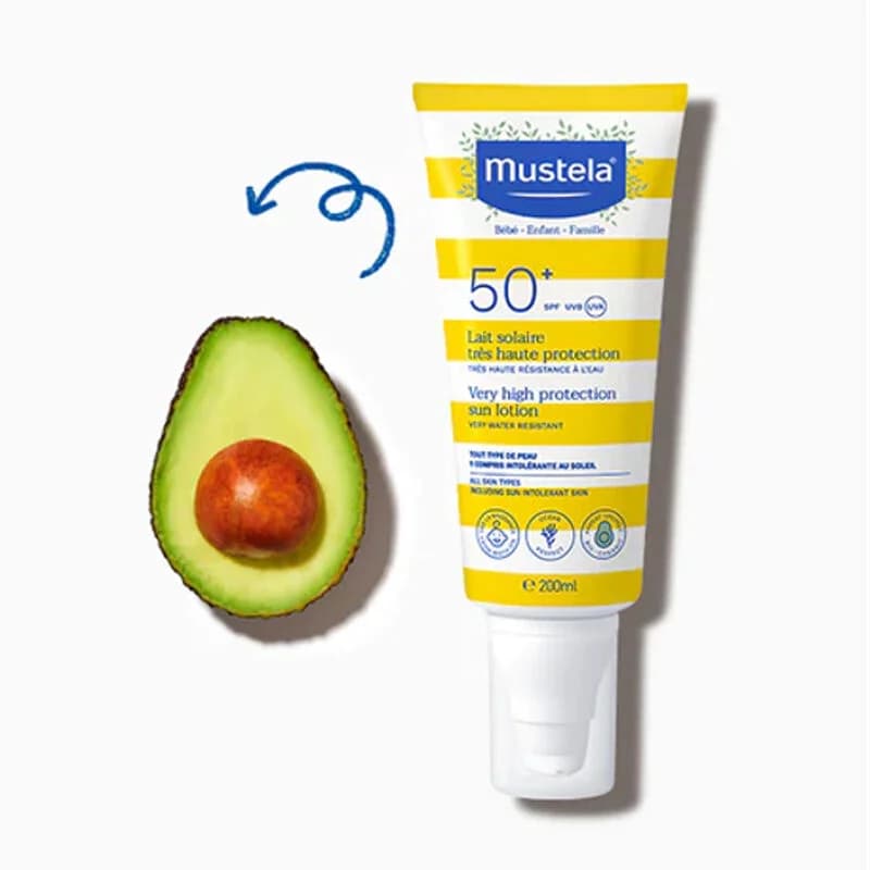 Mustela SPF50+ Sehr hoher Schutz Sonnenlotion 200 ml
