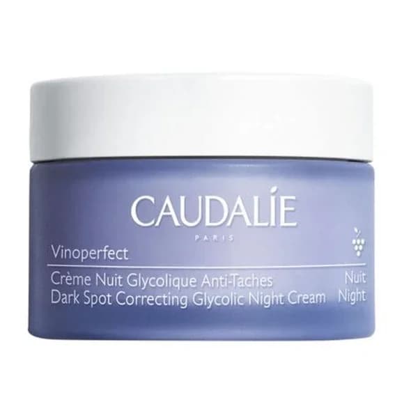 Caudalie Vinoperfect Glykolsäure Nachtcreme gegen dunkle Flecken 50 ml