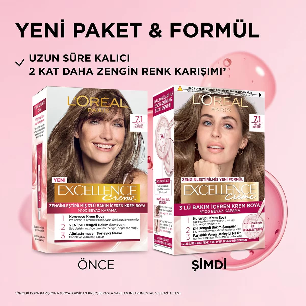 L'Oréal Paris Excellence 7 Aschbraun Haarfarbe