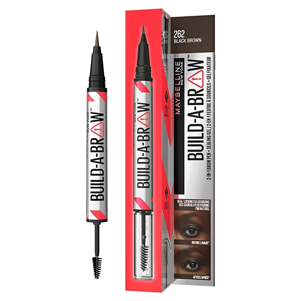 Maybelline Build a Brow 2-in-1 Augenbrauenstift & Gel - Schwarzbraun
