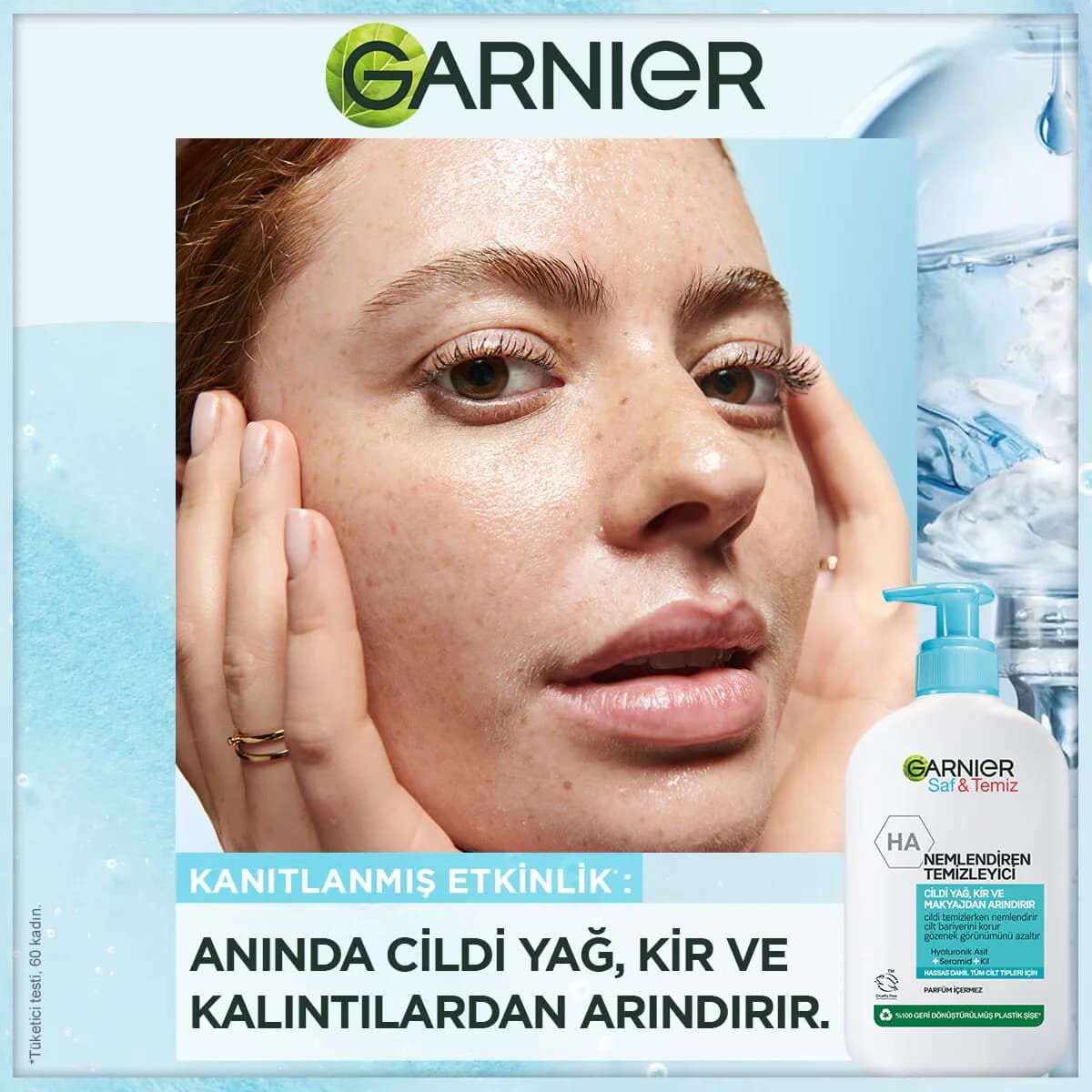 Garnier Pure & Clean Feuchtigkeitsspendender Reiniger 250ml