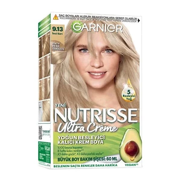 Garnier Nutrisse Intensiv Pflegende Haarfarbe, 100% Grauabdeckung