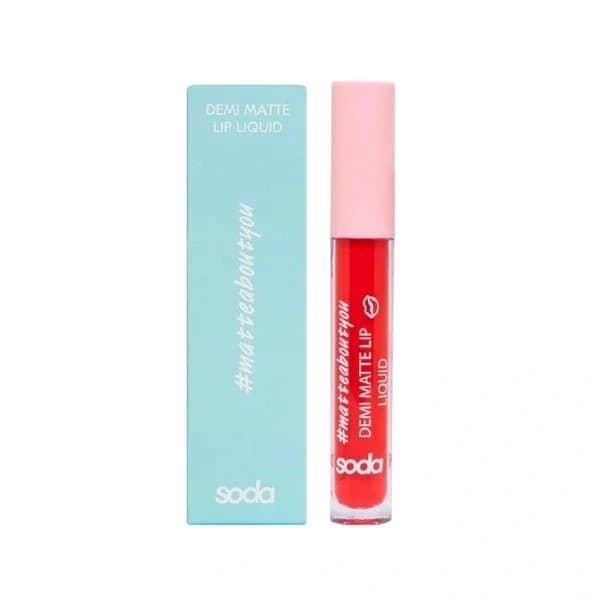 Soda Demi Matte Flüssiglippenstift 005 Be Bright