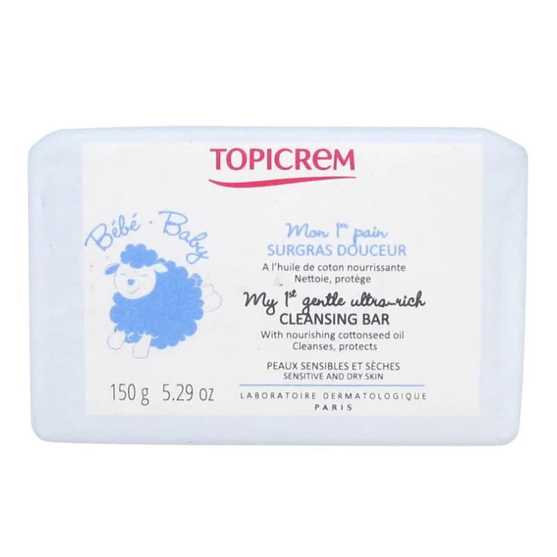 Topicrem Sanfte Ultra-Reichhaltige Reinigungsseife mit Baumwollöl 150g