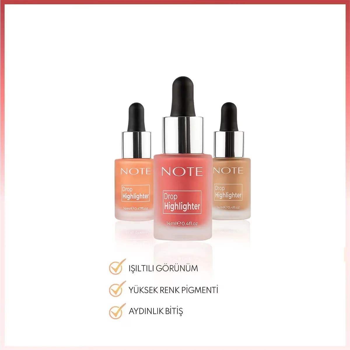 Glow Drop Highlighter 14ml - Flüssiger Gesicht & Körper Highlighter