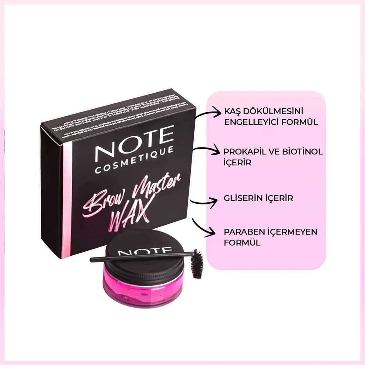 Note Brow Master Augenbrauen Fixierer & Former mit Procapil 50ml
