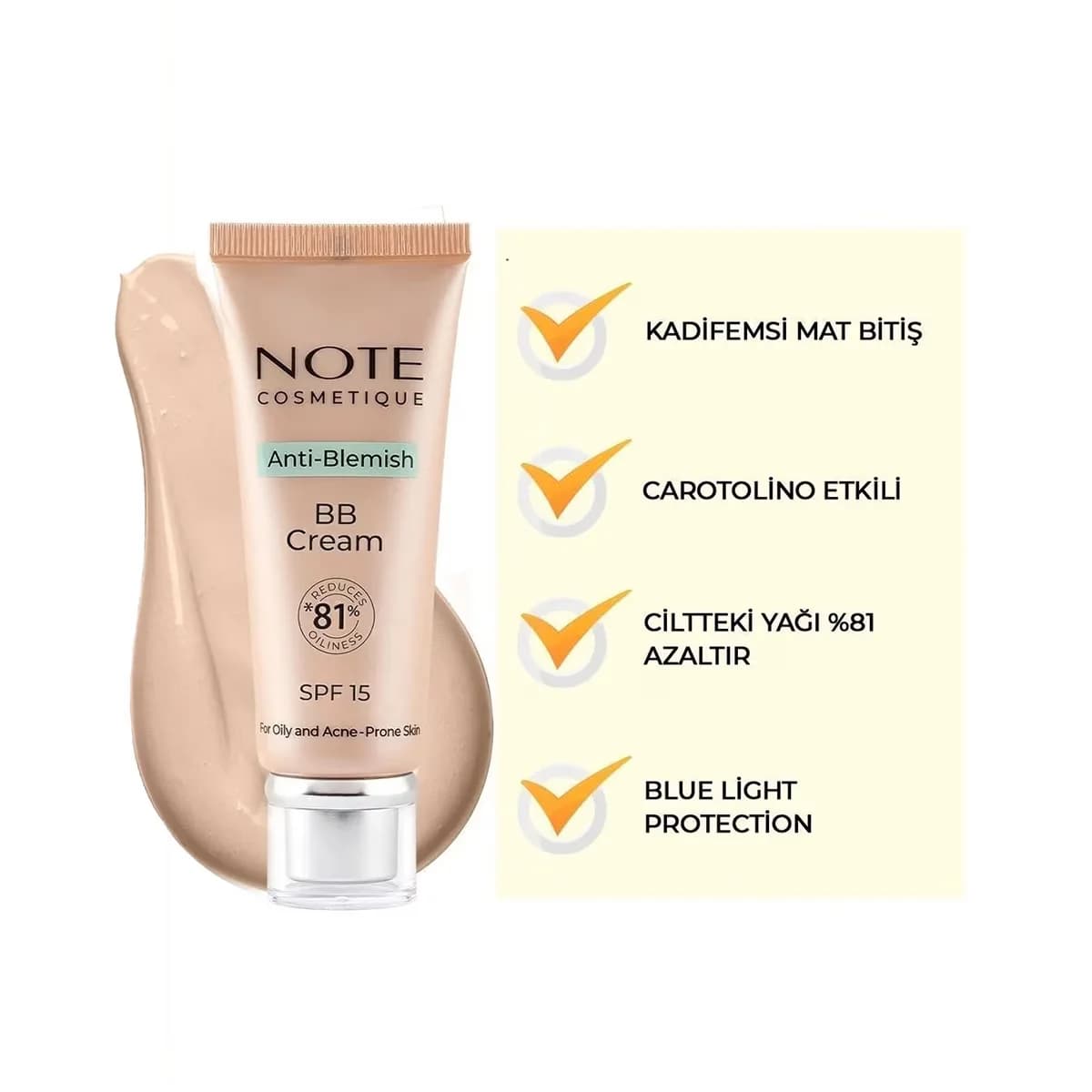 Note Anti-Blemish BB Cream für fettige und zu Akne neigende Haut