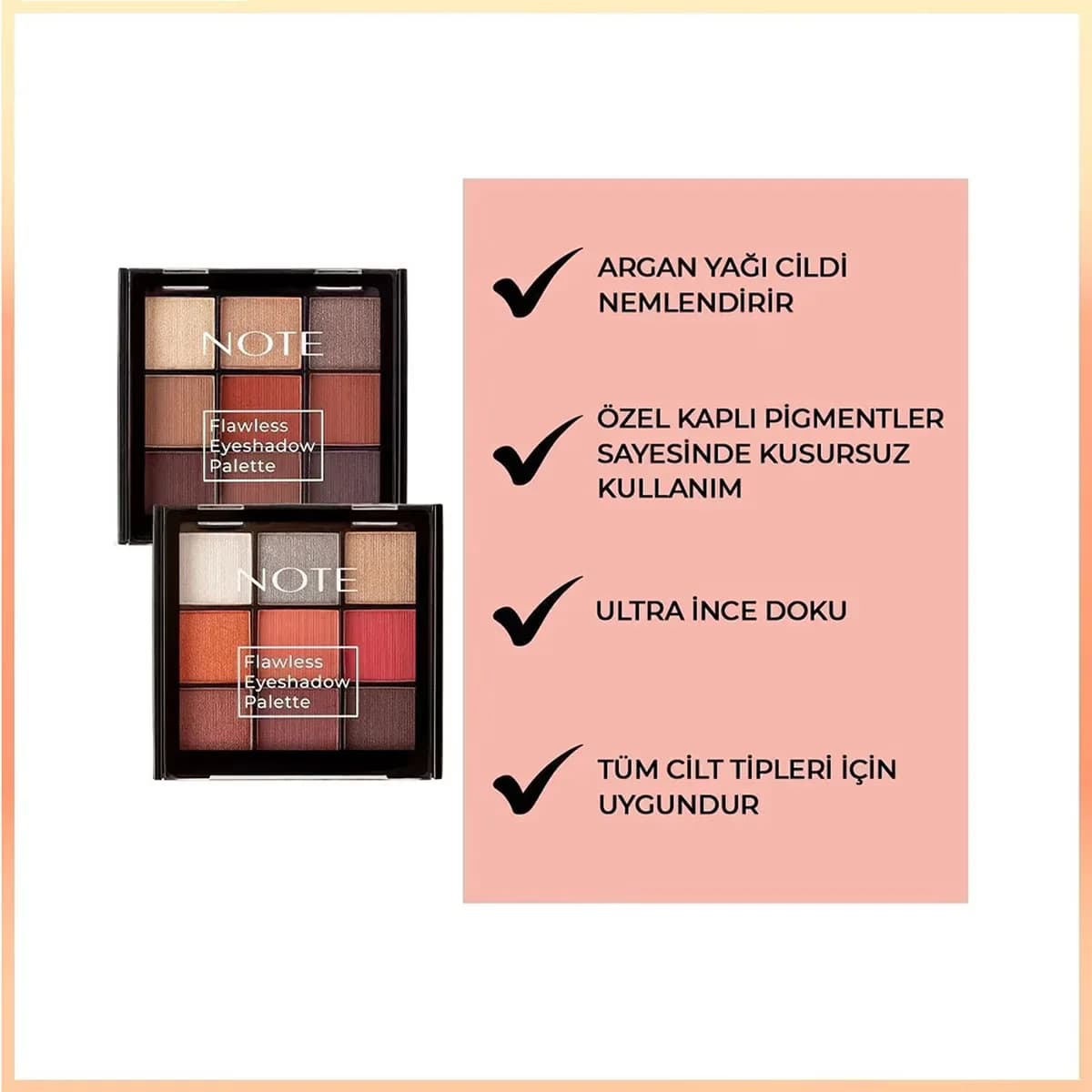 Note Flawless Lidschattenpalette