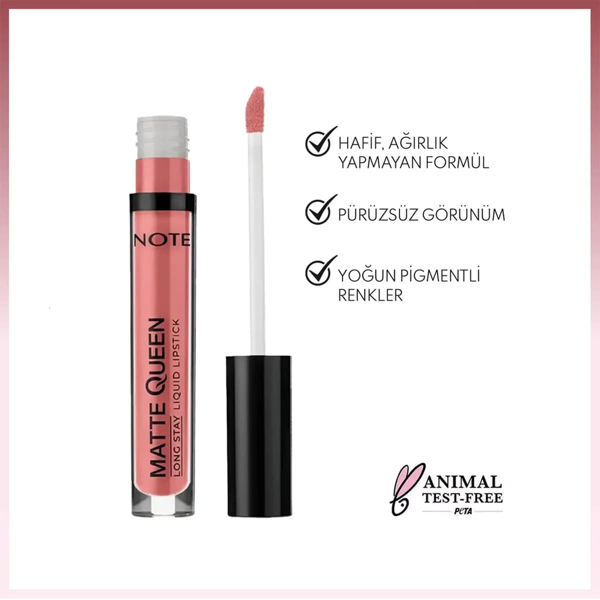 Matte Queen Flüssiger Lippenstift 06 Edler Rose