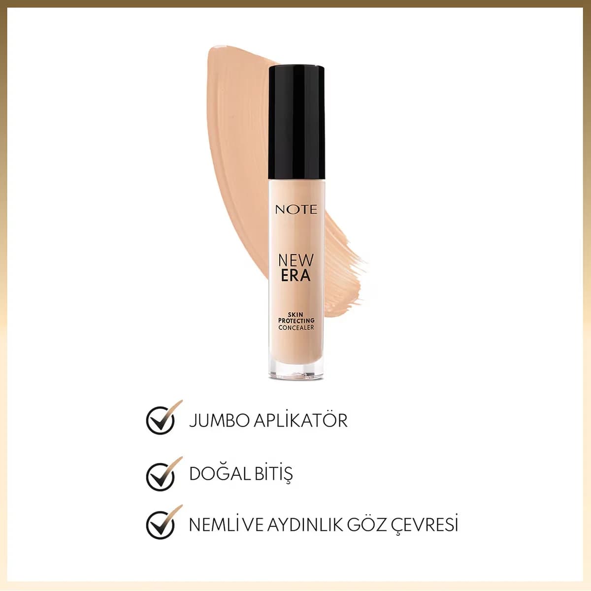 Note New Era Hautschutz Concealer - Hohe Deckkraft, Vegane Formel