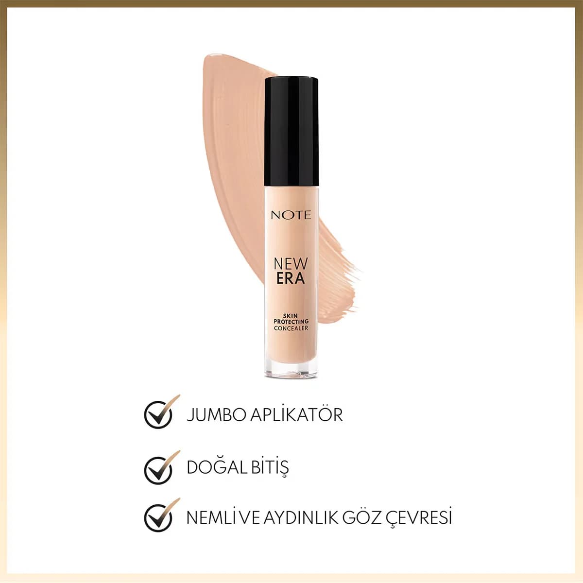 Note New Era Hautschutz Concealer - Hohe Deckkraft, Pflanzlich