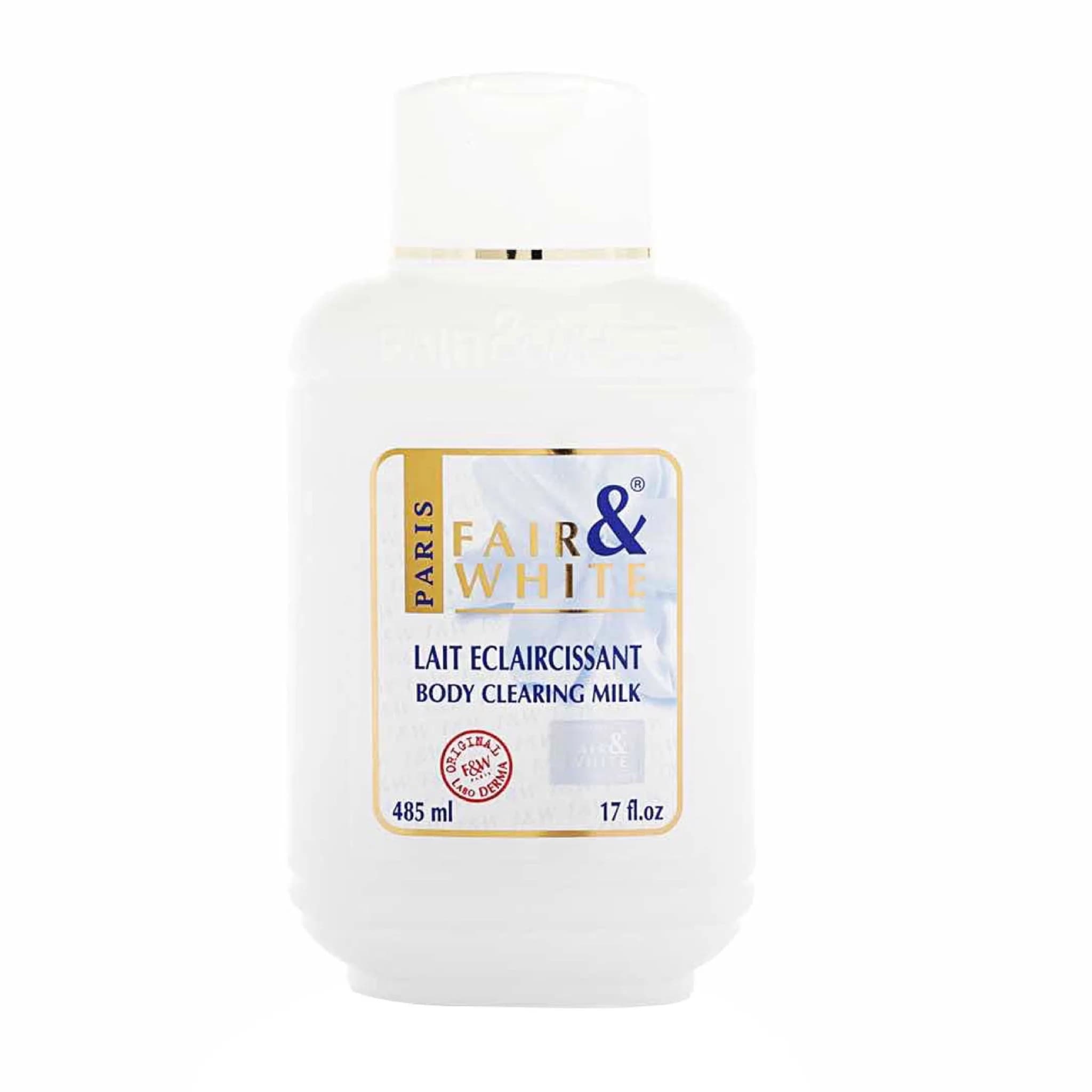 Fair and White Milchlotion zur Aufhellung von dunklen Flecken 485 ml
