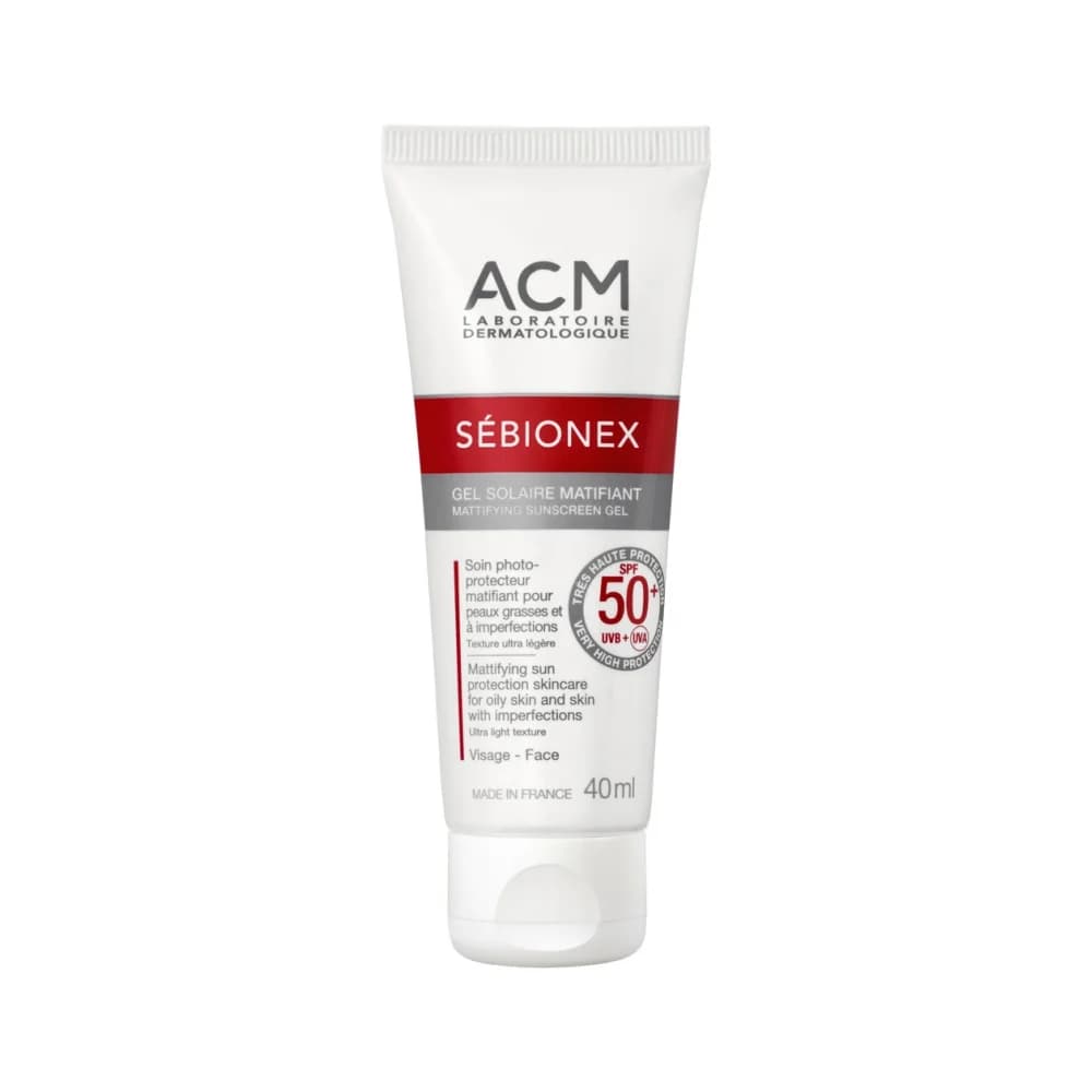Sebionex Gel für fettige Haut mit SPF 50 40 ml von ICM