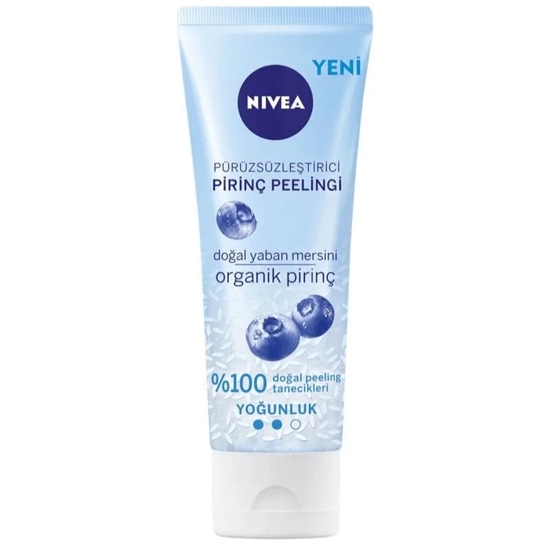 Nivea Blaubeer-Reispeeling - Glättendes Peeling 75ml
