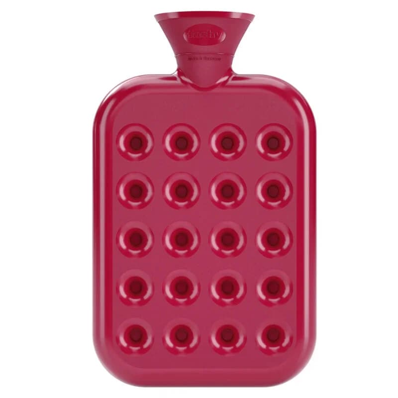 Fashy Wärmflasche 1,2L - Pink zur Schmerzlinderung