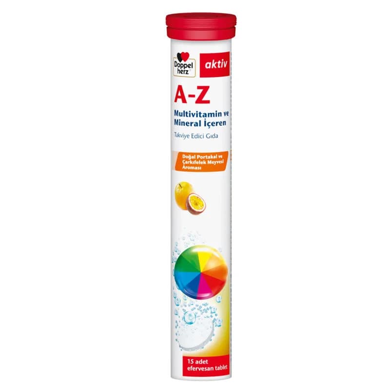 Doppel Herz A-Z Brausetabletten Multivitamine & Mineralstoffe 15 Tabs