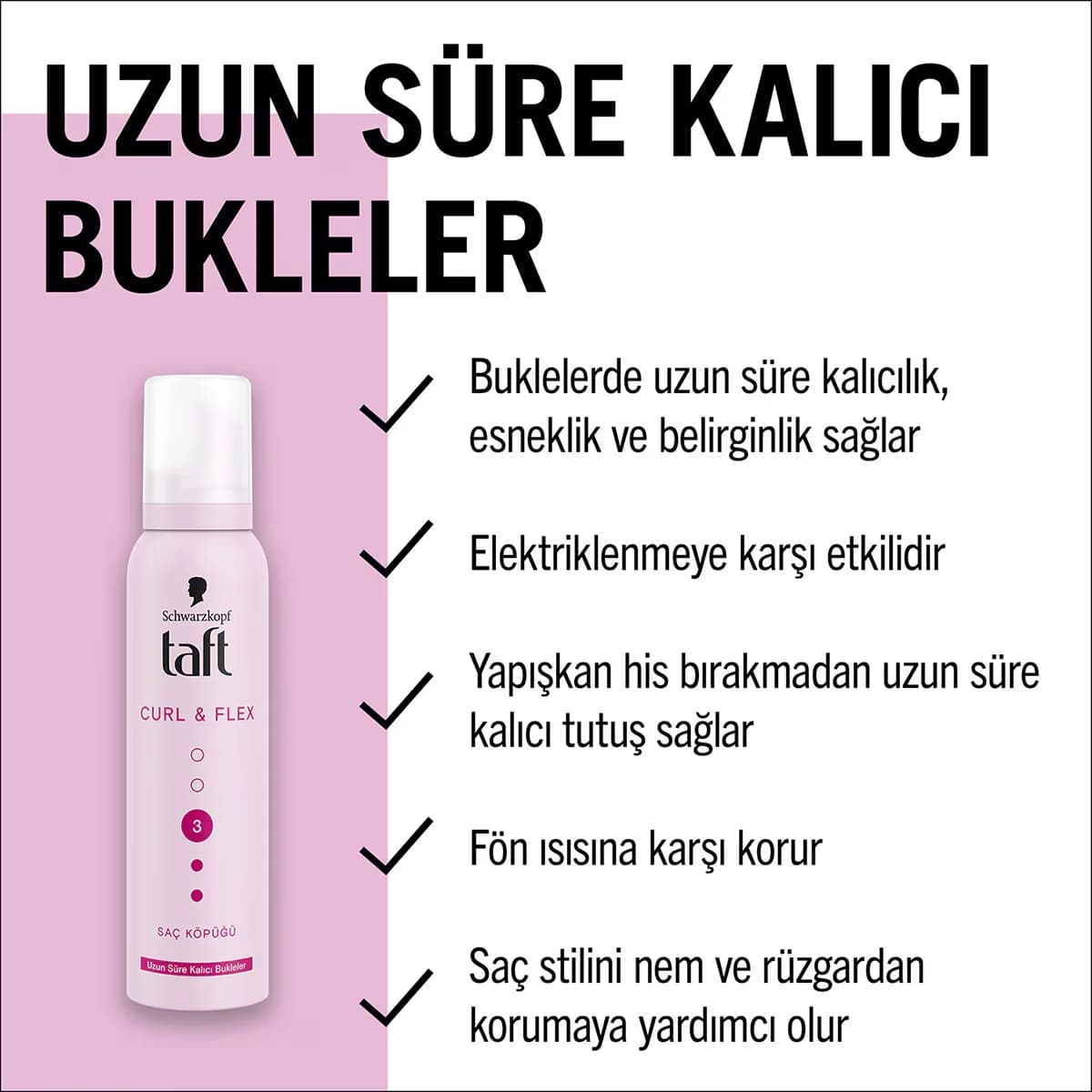 Taft Haarschaum 150ml - Locken definierend &amp; volumengebend