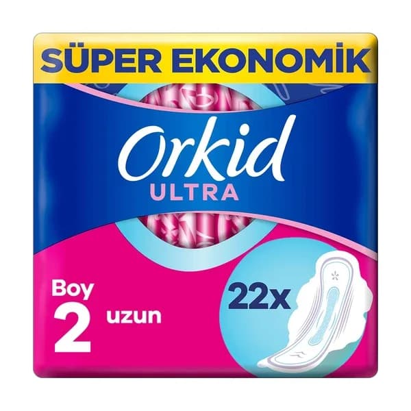 Orkid Ultra Extra Lange Auslaufsichere Damenbinden - 22 Stück