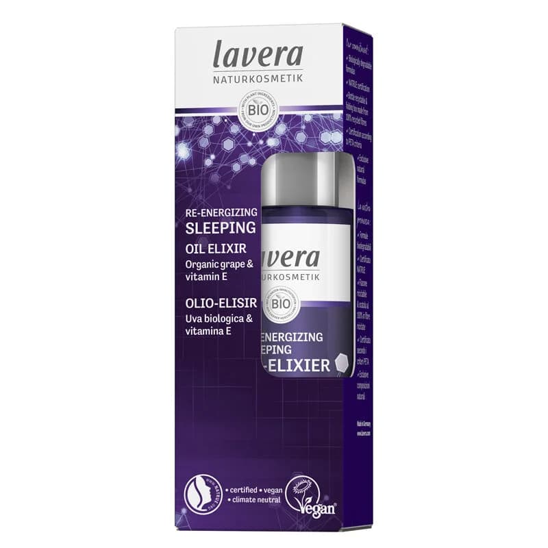Lavera Nachtpflege Serum: Re-Energizing Schlaföl Elixier 30ml