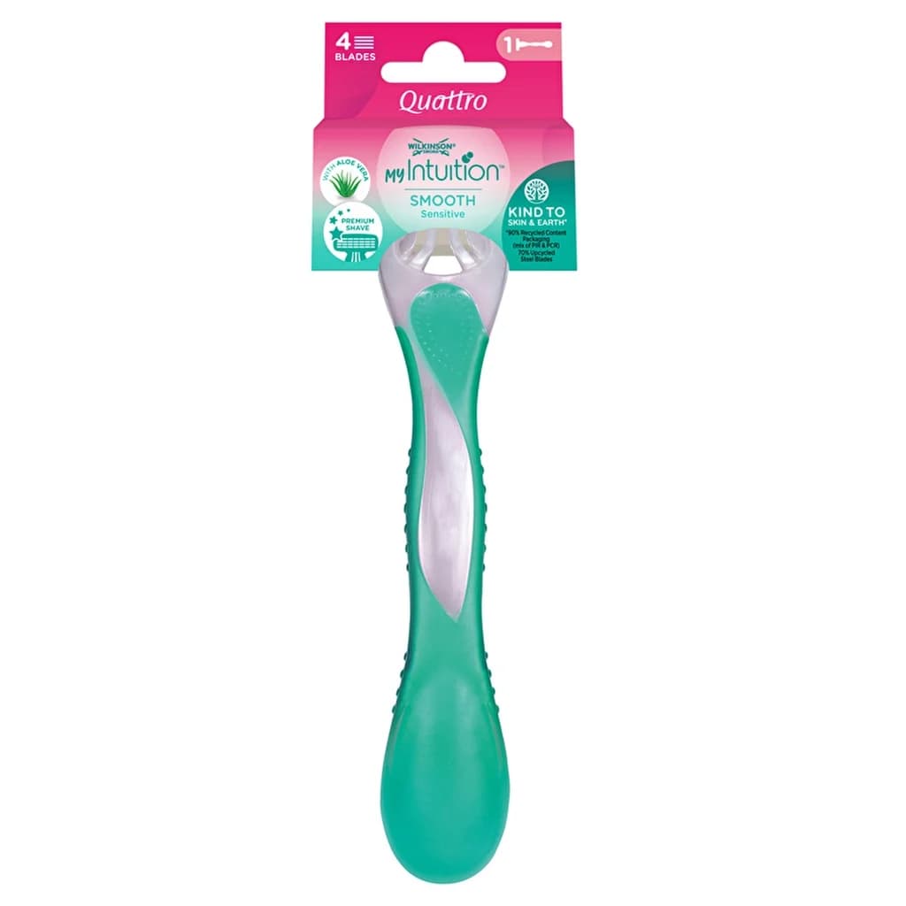 Wilkinson Sword Quattro Smooth Sensitive Rasierer mit Aloe & E