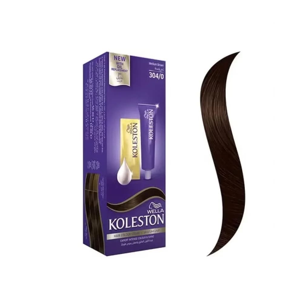 Wella Koleston Haarfarbe Creme mit Öl-Ersatz 305/4 Kastanie 50 Milliliter