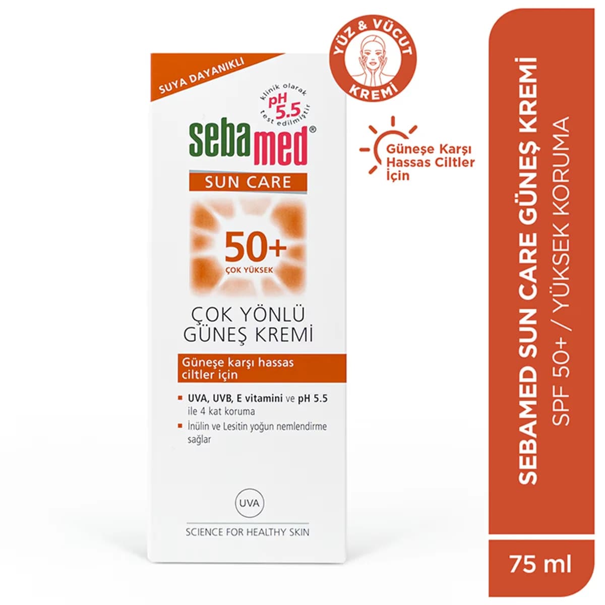 Sebamed SPF 50 Multifunktionale Sonnenschutzcreme 75 ml